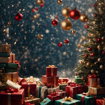 Klassische Weihnachtsfeier im Wintergarten