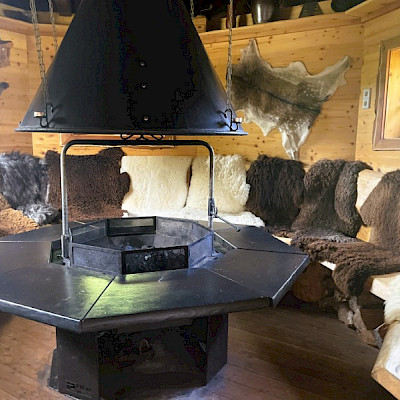 Grillparty in der Grillhütte
